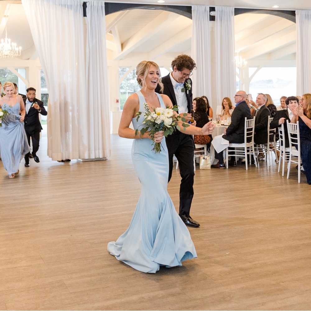 Azazie Sky Blue Bridesmaid Dress